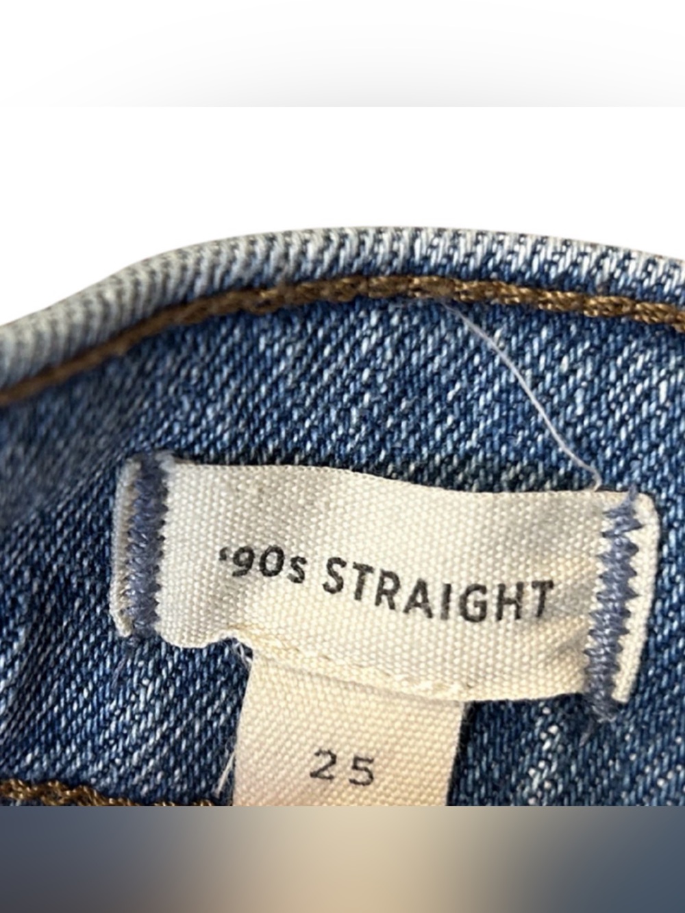 Madewell ‘90s Straight Jeans | Size 25 | NWOT - Picture 4 of 6